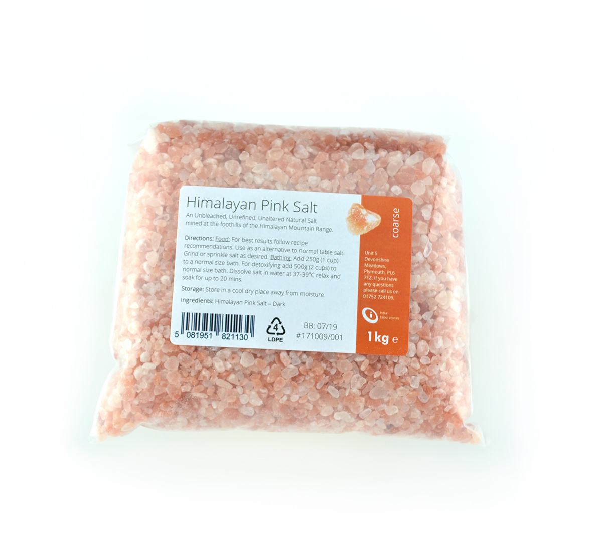 1kg Himalayan Pink Salt Coarse